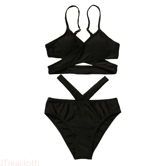 JTieacloth Girls Swimsuits Bikini Set Two Piece Swimsuit Bathing Suit Girls Swimwear,Sizes 7-8 Years