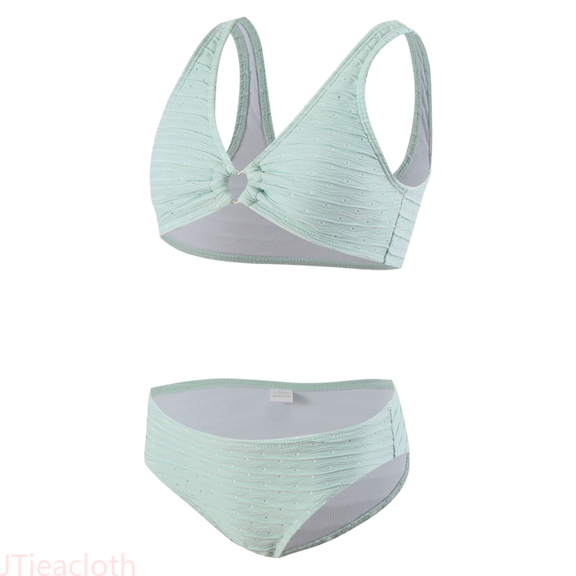 JTieacloth Girls Swimwear Fashion Cute Print Kids Beach Vacation Swim Strap Adjustable Bikini,Sizes 11-12 Years