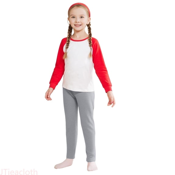 JTieacloth Girls Wide Pants Girls' Spring And Autumn Solid Color Woolen Warm Pants,Sizes 8-9 Years