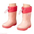 thumbnail image 1 of JTieacloth Kids Rain Boots Boys Girls Lightweight Easy-on Outdoor Waterproof Rain Shoes,Sizes 1, 1 of 6