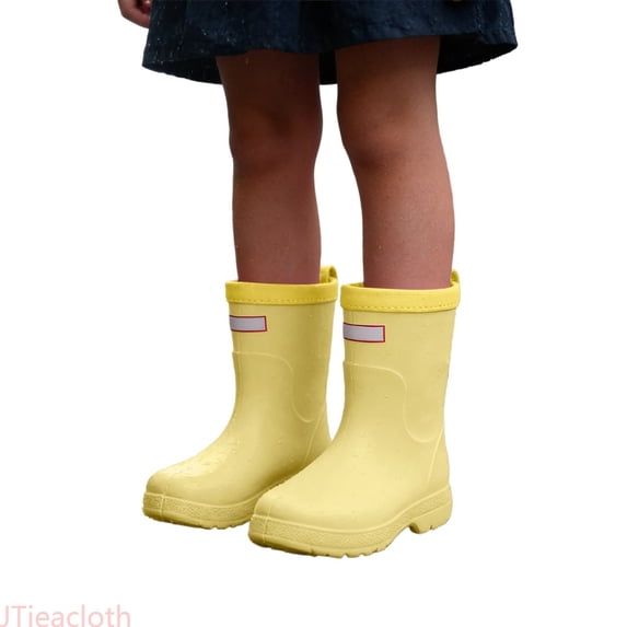 JTieacloth Kids Rain Boots For Girls And Boys Lightweight Outdoor Waterproof Rain Shoes,Sizes 10.5