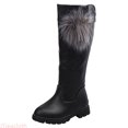 thumbnail image 1 of JTieacloth Knee High Boots for Girls Children Shoes Comfortable Soft Sole Boots Fashion High Boots Girls Princess Boots,Black, 1 of 6