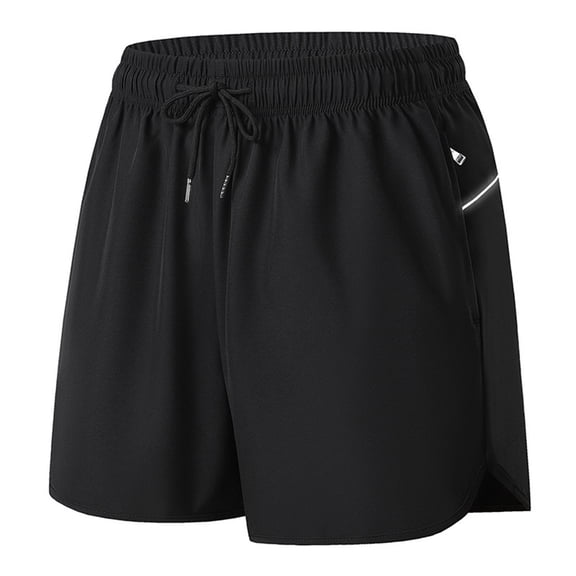 JTieacloth Lightweight Shorts for Men Men's Summer Casual Fluorescent Striped Shorts,Black