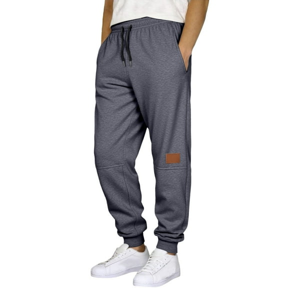 JTieacloth Lightweight Trousers for Men Men's Casual Pants Fleece Lined Slim Fit Daily Wear Comfortable And Stylish For Fall And Winter Season Gray