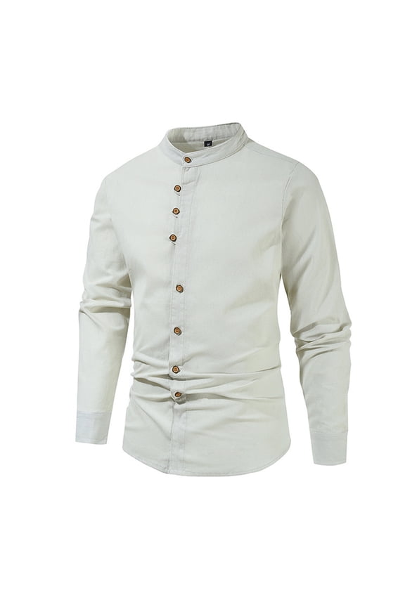 Long Sleeve Dress Shirts Mens Shirt Steam Punk Retro Gothic Holiday Fashion Button Clothing Tops White