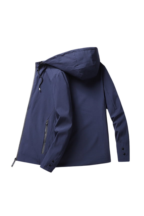 Men's Jackets Coats Mens Autumn And Winter Down Jacket Liner Thickened Inside And Outside To Wear Cold White Down Coat Blue