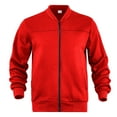 thumbnail image 1 of JTieacloth Men's Outerwear Jackets 2025 Men's Winter Brushed Fleece And Thickened Sporty Large Sized Jacket Casual Coat Red, 1 of 6