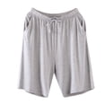 thumbnail image 1 of JTieacloth Men's Pajama Shirts Mens Summer Casual Comfortable Pajamas Underwear Cropped Pants Thin Home Clothes Home Pants Gray, 1 of 3