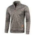 thumbnail image 1 of JTieacloth Men's Quarter Zip Sweater Slim Fit Casual Pullover Sweater Winter Warm Sweaters, 1 of 4