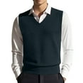 thumbnail image 1 of JTieacloth Men's Sleeveless Sweater Vest Sure! Here’s A Suggested Product Title That Adheres To And Is Optimized For Visibility:(Green), 1 of 4