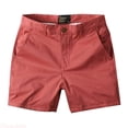 thumbnail image 1 of JTieacloth Men's Summer New Casual Slim Fit Cargo Shorts Stretchy Beach Shorts Casual Cargo Shorts Red, 1 of 5