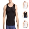 thumbnail image 1 of JTieacloth Men's T Shirts Men's Silk Tank Tops Super Absorbent And Breathable Undershir/Sleeveless Silk Classic A Shirts(White,XL), 1 of 6