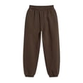 thumbnail image 1 of JTieacloth Mens Basic Jogger Pants Men's Casual Jogger Pants Tapered Athletic Sweatpants With Drawstring Comfortable Lightweight Relaxed Fit Workout Bottoms Brown, 1 of 3