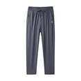 thumbnail image 1 of JTieacloth Mens Big and Tall Pants Men Unisex Stretch Quick Drying Pants Casual Elastic Waist Drawstring Stretch Pants Gray, 1 of 6