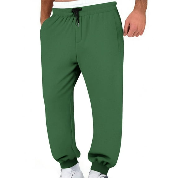 JTieacloth Mens Cargo Pants Men's Casual Jogger Pants Elastic Waist Comfortable Sweatpants Soft Breathable Trousers For Daily Wear Green