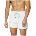 thumbnail image 1 of JTieacloth Mens Cargo Short Mens Running Gym Exercise Shorts With Pockets,White, 1 of 5