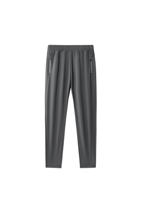 Mens Casual Stretch Chino Pant Men's Casual Pants Lightweight Sport Trousers With Zipper Pockets For Outdoor Activities Travel And Daily Wear Gray