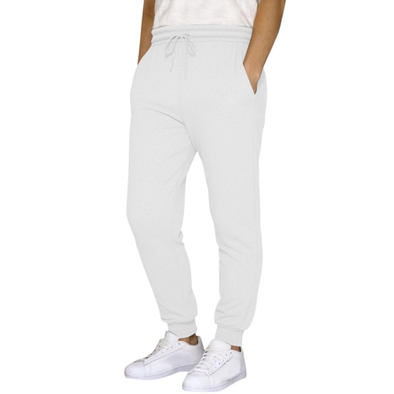 JTieacloth Mens Classic Casual Pant Casual Men's Pants Comfortable Lightweight Spring Autumn Sweatpants For Everyday Wear Without Drawstring White