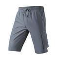 thumbnail image 1 of JTieacloth Mens Classic Chino Short Men's Casual Shorts Summer Loose Fit Cargo Shorts For Outdoor Sports And Daily Wear Comfortable Breathable Workout Shorts With Pockets,Gray, 1 of 2