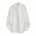 thumbnail image 1 of JTieacloth Mens Dress Shirts Men's Casual Long Sleeve Linen Shirt For Everyday Wear Relaxed Fit Button Perfect For Spring Summer And Fall White, 1 of 3