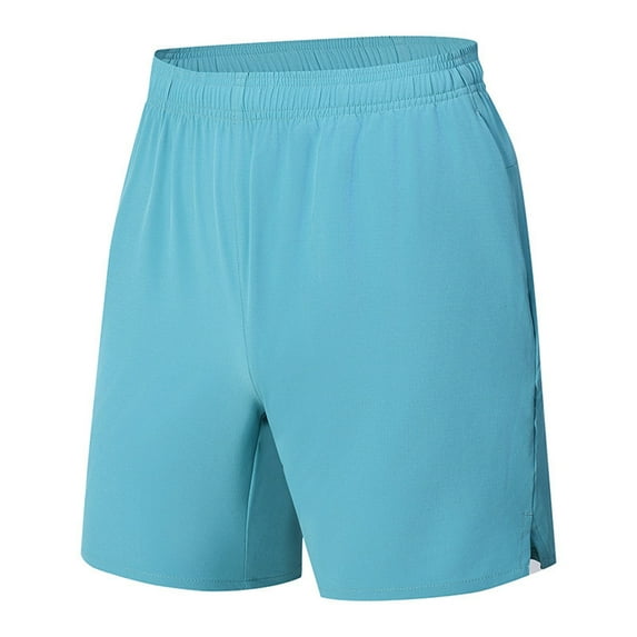 JTieacloth Mens Elastic Waist Shorts Men's Summer Loose Pocket Shorts Are Casual And Comfortable Breathable Sports Shorts,Blue