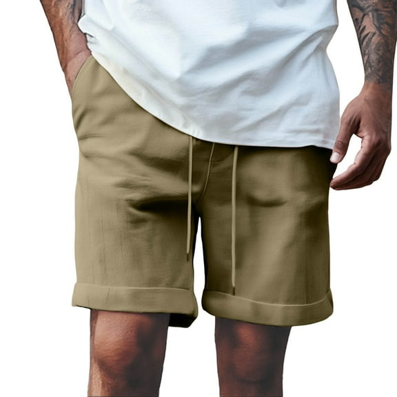 JTieacloth Mens Linen Shorts Summer Sure! Here’s A Product Title That Follows And Is Optimized For Exposure And Buyer Search Habits:,Green