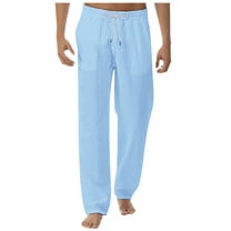 JTieacloth Mens Long Pants Fashionable Summer Men's Simple And Style Trousers And Men's Pants Blue