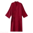 thumbnail image 1 of JTieacloth Mens Robe Couples Robe And Kimono Men's Large Size Lace Up Hanbok Yukata Sweating Clothes(Red,XL), 1 of 5