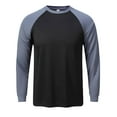 thumbnail image 1 of JTieacloth Mens Running Tee Shirts Men's Fashion Color Blocked Long Sleeved Sports T Shirt Men's Breathable Sports Top, 1 of 4