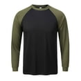 thumbnail image 1 of JTieacloth Mens Running Tee Shirts Men's Fashion Color Blocked Long Sleeved Sports T Shirt Men's Breathable Sports Top, 1 of 4