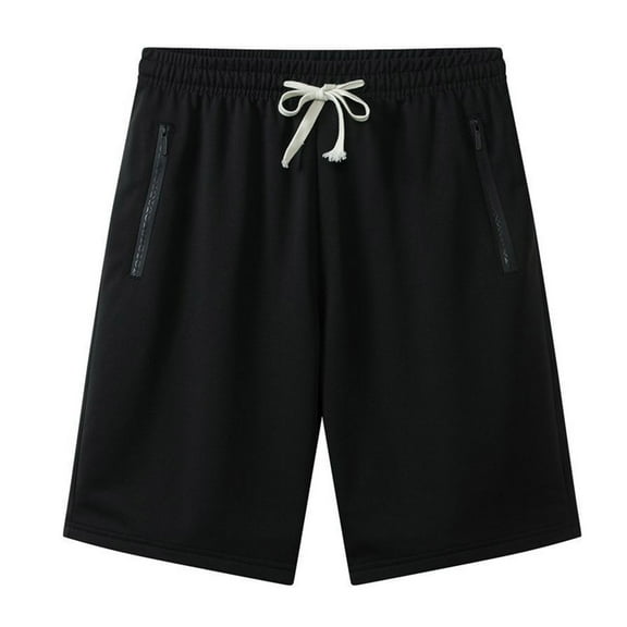 JTieacloth Mens Shorts Knee Length Men's Casual Shorts For Everyday Comfort And Style Versatile Casual Bottoms Perfect For Spring And Summer Outings Great For Relaxing And Casual Wear,Black