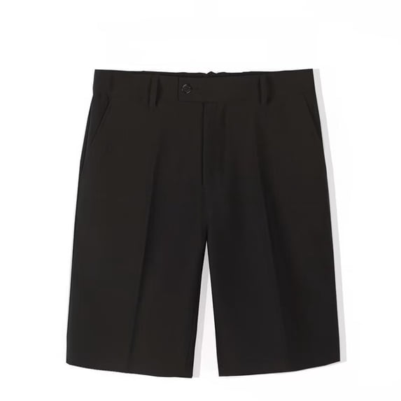 JTieacloth Mens Shorts Knee Length Men's Casual Shorts Summer Comfortable Breathable Slim Fit Stretch Flat Front Dress Shorts For Gym Outdoor Travel,Black