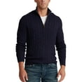 thumbnail image 1 of JTieacloth Mens Sweater Coats Autumn And Winter Warm Turtleneck Sweater Half Turtleneck(Blue), 1 of 5
