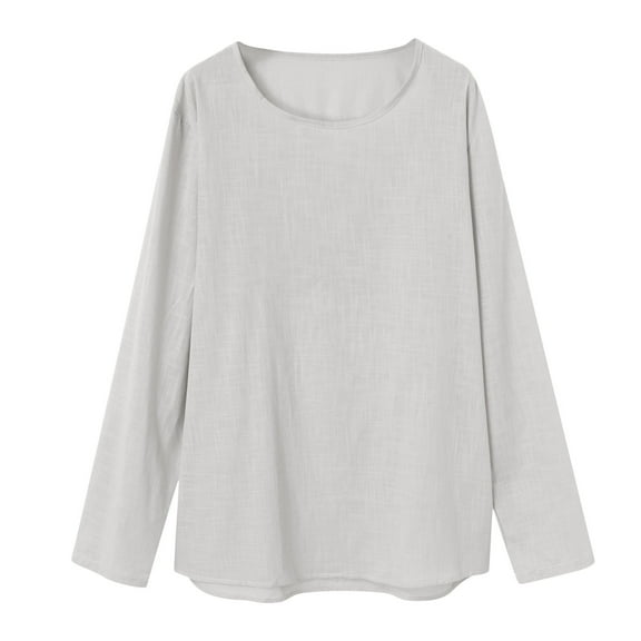 JTieacloth Mens Underwear Briefs Pack Men's Casual Solid Color Round Neck Long Sleeve T Shirt