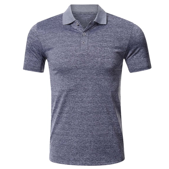 JTieacloth Night Shirt Men's Lapel Solid Color Business Casual Loose Short Sleeved T Shirt