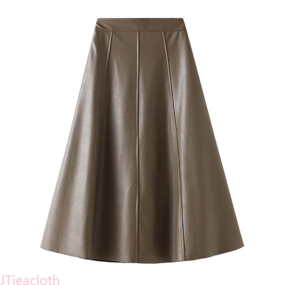 JTieacloth Skirt Women's High Waist Wide Swing Umbrella Skirt,Midi Skirt for Women(Yellow)