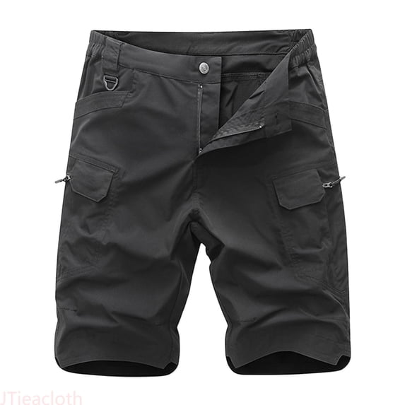 JTieacloth Summer Japanese Vintage Cargo Shorts Men's Outdoor Leisure Sports Five Quarter Pants Mens Cargo Shorts Black
