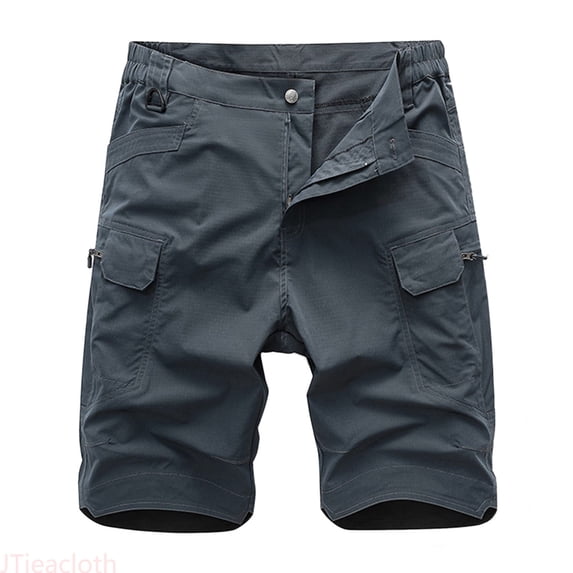 JTieacloth Summer Japanese Vintage Cargo Shorts Men's Outdoor Leisure Sports Five Quarter Pants Mens Cargo Shorts Gray