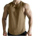 thumbnail image 1 of JTieacloth T Shirts Pack for Men Mens Summer Sports Fitness Basketball Training Vest Sleeveless Exercise Mesh Material Quick Drying Exercise Running Gym Fitness Shirt, 1 of 6