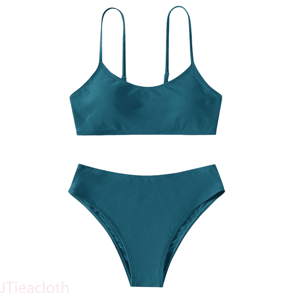 JTieacloth Toddler Girls Two Piece Bikini Sets Swimsuits with Chest Pads,Sizes 10-11 Years