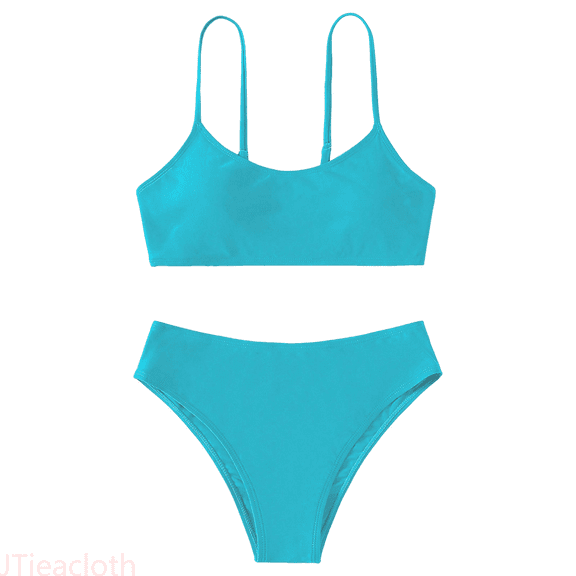 JTieacloth Toddler Girls Two Piece Bikini Sets Swimsuits with Chest Pads,Sizes 10-11 Years