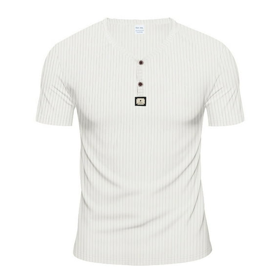 JTieacloth V Neck T Shirts Mens Men's T Shirts For Casual Wear Loose Fit Checkered Design For Everyday Use Ideal For Summer Outings And Relaxation