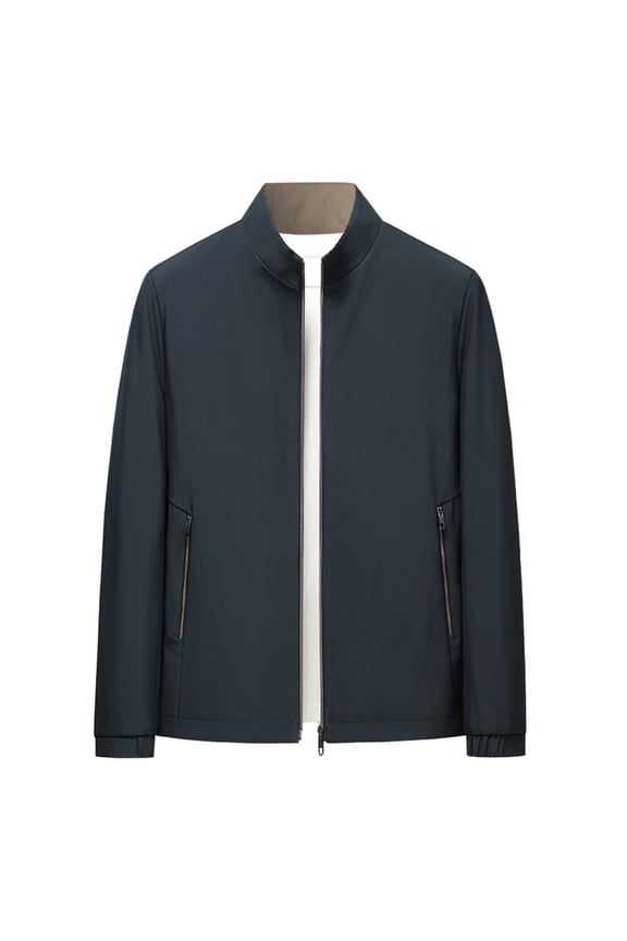 Warm Winter Coats European Solid Color Aviation Jacket Men Loose Trendy Comfortable Zipper Cardigan Lightweight Casual Jacket Green