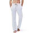 thumbnail image 1 of JTieacloth Wide Leg Pants for Men Men's Daily Casual Home Solid Full Length Pants Mid Waist Pocket Drawstring Pant Trouser White, 1 of 5