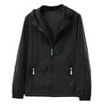 thumbnail image 1 of JTieacloth Windproof Jackets "Men's And Women's Long Sleeve Outdoor Sports Apparel For Couples Lightweight Breathable And Comfortable Activewear" Black, 1 of 5
