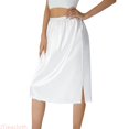 thumbnail image 1 of JTieacloth Women Half Slips Under Skirt Lace Hem Elastic Waist Underskirt Knee Length Midi Skirt Extenders For Skirt,Women's Skirts(White), 1 of 5