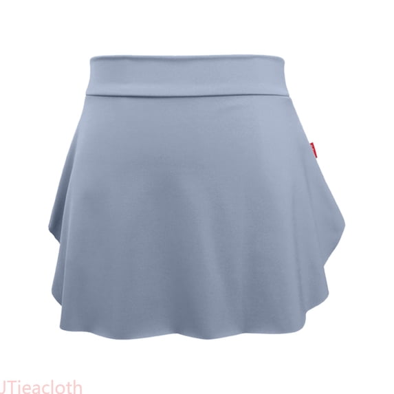 JTieacloth Women Pull On Ballet Skirt Elastic Dance Skirt Mini Skirt For Skating Gymnastis,Women's Skirts(Gray)