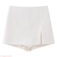 thumbnail image 1 of JTieacloth Womens High Waisted Mini Solid Color Slim Fit Short Skirt Pants A Line Skirt,Women's Skirts(White), 1 of 3