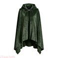thumbnail image 1 of JTieacloth Womens Holiday Cloak Velvet Hooded Cape For Party Adult Kids Warm Cloak Wrap, 1 of 5