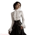 thumbnail image 1 of JTieacloth Womens Vintage Shirt Party Medieval Dress Up Dress For Performance And Play, 1 of 6